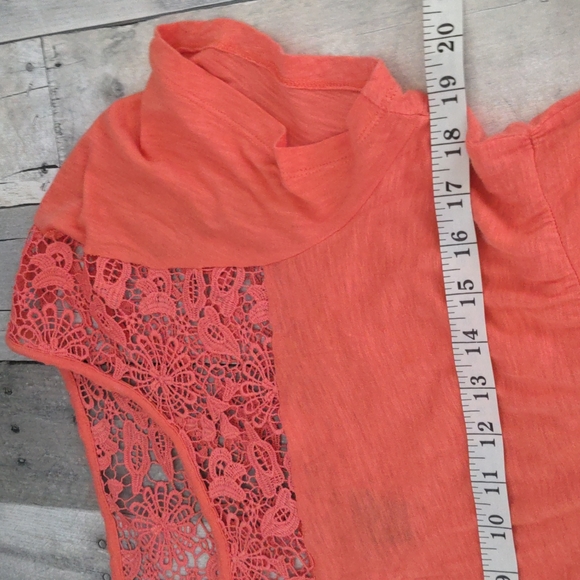 Torrid PINK PEACH Floral Lace Size 1X - Picture 5 of 7